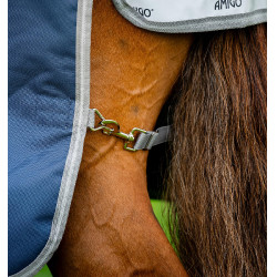 Cobertura Horseware Amigo 1200D Plus Turnout Bundle 50g 100g y 200g Marino / gris titanio / plata Azul marino Cobertura Horseware Amigo 1200D Plus Turnout Bundle 50g 100g y 200g Marino / gris titanio / plata Azul marino