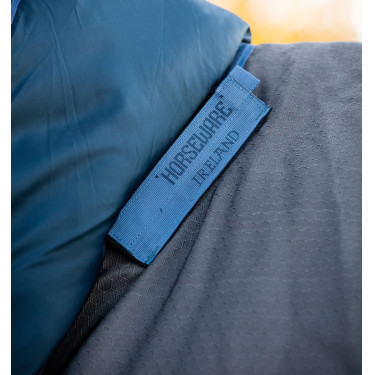Manta Horseware Rhino HexStop Plus Turnout 0g Gris / índigo / marino