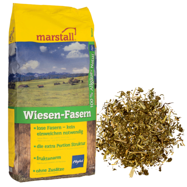 Hierbas de pradera Fibras de pradera Marstall 12,5 kg