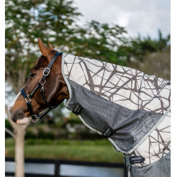 Manta antimoscas equina 3 en 1 con camuflaje UV