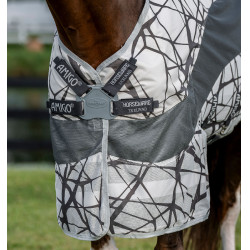 Manta antimoscas equina 3 en 1 con camuflaje UV