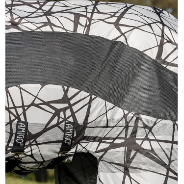 Manta antimoscas equina 3 en 1 con camuflaje UV