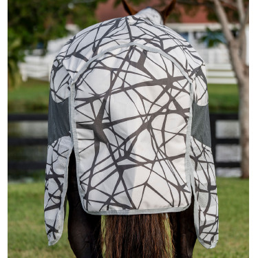 Manta antimoscas equina 3 en 1 con camuflaje UV