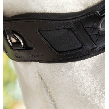 Cincha corta de cuero para equitación Micklem Cincha corta de cuero para equitación Micklem