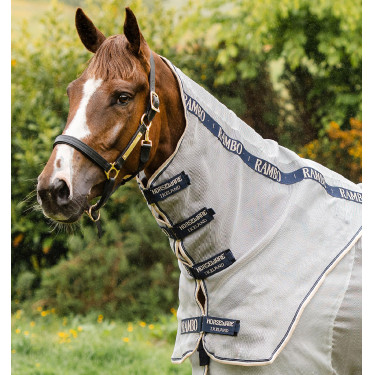 Cubrecuello antimoscas UV para caballo Rambo Cubrecuello antimoscas UV para caballo Rambo
