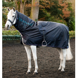 Cubierta para montar Horseware Rambo Mack in a Sack Azúl marino / burdeos Cubierta para montar Horseware Rambo Mack in a Sack Azúl marino / burdeos