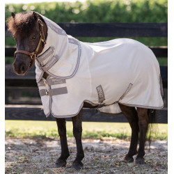 Cubre-moscas Horseware Amigo Bug Rug Petite 0g Plata / gris titanio / plata