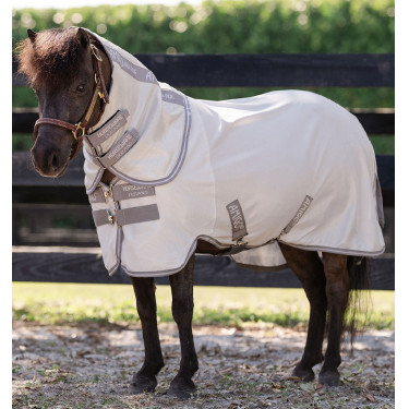 Cubre-moscas Horseware Amigo Bug Rug Petite 0g Plata / gris titanio / plata
