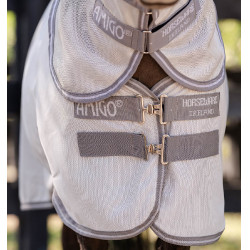 Cubre-moscas Horseware Amigo Bug Rug Petite 0g Plata / gris titanio / plata