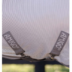 Cubre-moscas Horseware Amigo Bug Rug Petite 0g Plata / gris titanio / plata