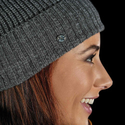 Banderas de Bonnet y Copa Ida Antracita Gris