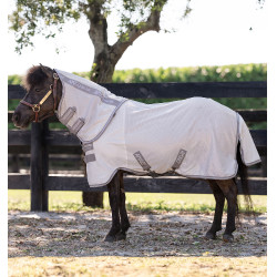 Cubre-moscas Horseware Amigo Bug Rug Petite 0g Plata / gris titanio / plata