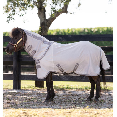 Cubre-moscas Horseware Amigo Bug Rug Petite 0g Plata / gris titanio / plata