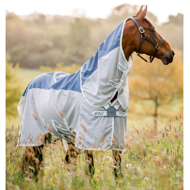 Cubre-moscas Horseware Amigo AmECO Combi 0g Verde azulado / gris