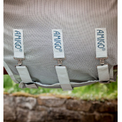 Cubre-moscas Horseware Amigo AmECO Combi 0g Verde azulado / gris