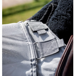 Cubre-riones Horseware anti-moscas Fluo Amigo Flyrider 0g Plata / gris titanio / plata