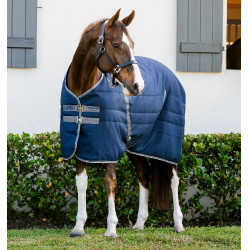 Manta para caballo Horseware Rambo 100g Marino / tormenta / gris plateado Azul marino Manta para caballo Horseware Rambo 100g Marino / tormenta / gris plateado Azul marino