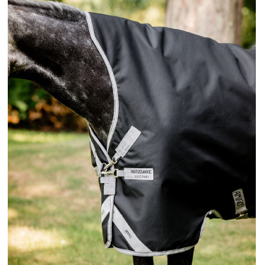 Manta impermeable para caballo con cuello alto Wug