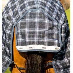 Manta Horseware Rhino Plus Vari-Layer 450g Marino a cuadros / índigo Azul marino
