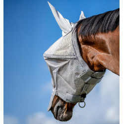 Máscara equina anti-moscas con protección UV