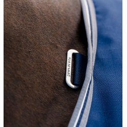 Manta de cuadra Horseware Rambo® 200g 1000D Marino / tormenta / gris plateado Azul marino