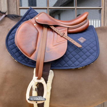 Mantilla salto equitación piel sintética Kentucky | EQUI-CLIC