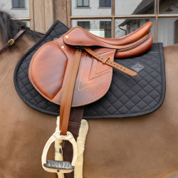 Mantilla salto equitación piel sintética Kentucky | EQUI-CLIC