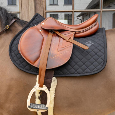 Mantilla salto equitación piel sintética Kentucky | EQUI-CLIC