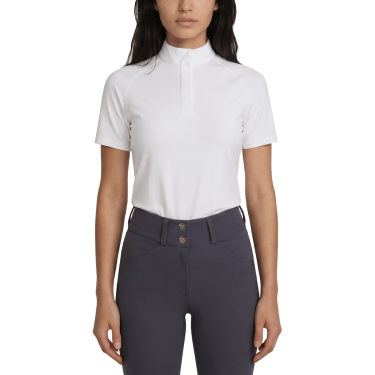 Camisa de concurso Kentucky Classic para mujer de manga corta Blanco Camisa de concurso Kentucky Classic para mujer de manga corta Blanco