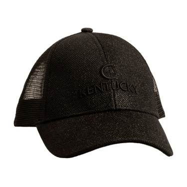 Gorra Kentucky Trucker con lentejuelas Negro