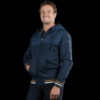 Sudadera hombre Eno Flags & Cup Azul marino