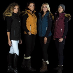 Chaleco sin mangas Koria Flags & Cup mujer Negro