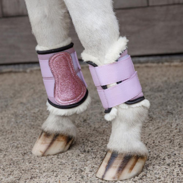 Protectores para ponis Kentucky con borreguillo vegano Protectores para ponis Kentucky con borreguillo vegano