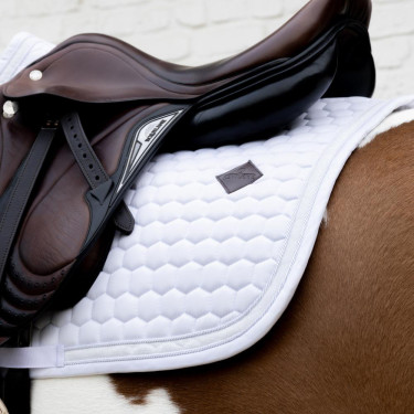 Manta de Montura Glitter Band Jumping Kentucky Blanco / blanco