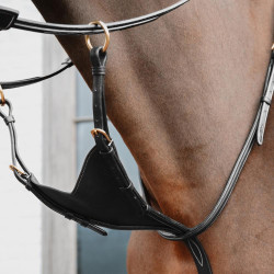 Martingala de equitación Dy'on de cuero premium