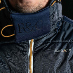 Chaqueta impermeable hombre Iso Flags & Cup Azul marino