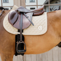 Manta de salto Kentucky beige para equitación