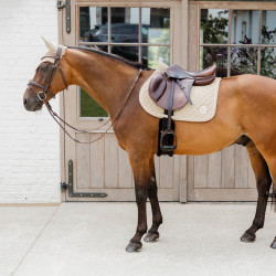 Manta de salto Kentucky beige para equitación