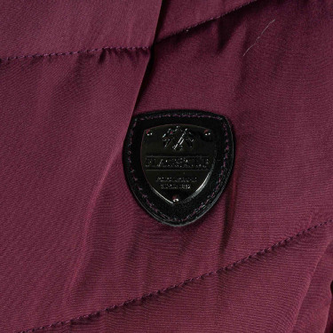 Parka larga Pakaa Flags & Cup mujer Burdeos