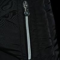 Parka larga Pakaa Flags & Cup mujer Negro