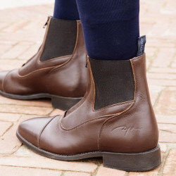 Botas con cremallera Dy'on Castaño Marr&amp;amp;amp;oacute;n