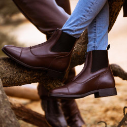 Botas con cremallera Dy'on Castaño Marr&amp;amp;amp;oacute;n