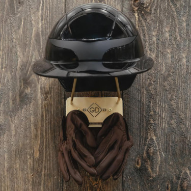 Soporte de casco ecuestre con ganchos Kentucky