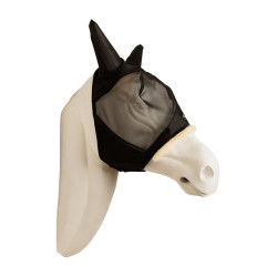Máscaras anti-moscas Kentucky Skin Friendly con orejas Negro