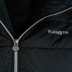 Parka impermeable Norola Flags & Cup mujer Negro