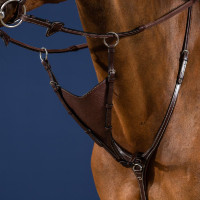 Horquilla de Martingala Completa Flexible Dy'on US Jumping Castaño Marr&amp;amp;amp;oacute;n