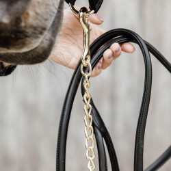 Longe de presentación para caballo de cuero vegano