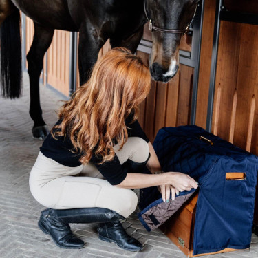 Funda protectora para caja de limpieza Show Grooming Deluxe by Kentucky Azul marino Funda protectora para caja de limpieza Show Grooming Deluxe by Kentucky Azul marino