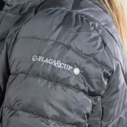 Chaqueta ligera para mujer Apola Flags & Cup Antracita Gris Chaqueta ligera para mujer Apola Flags & Cup Antracita Gris