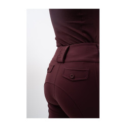 Pantalón de equitación Luce Harcour Berenjena Burdeos